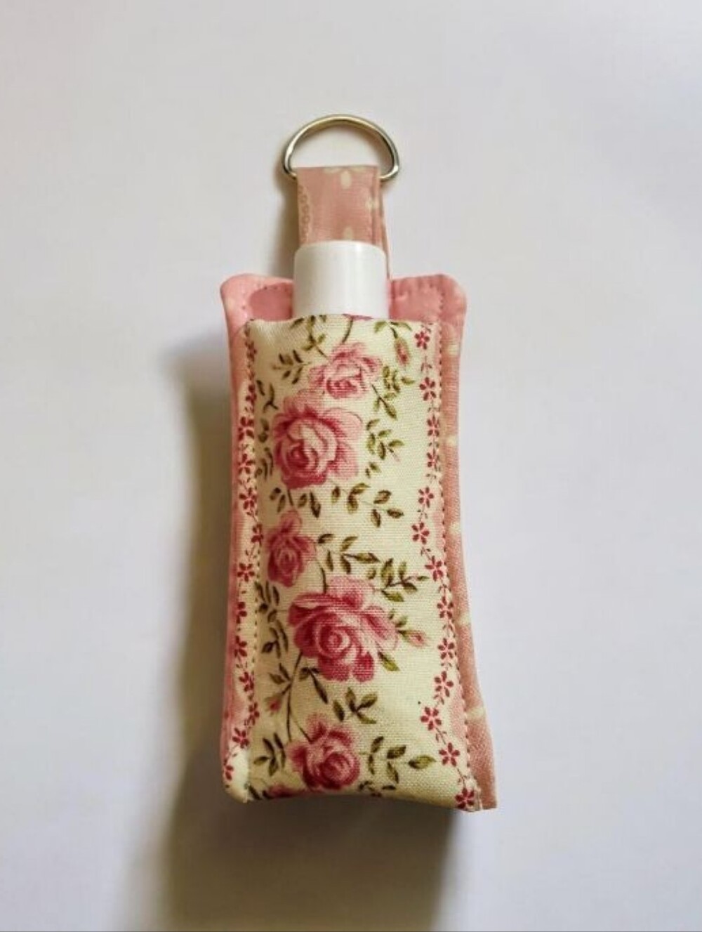 Handmade Floral Chapstick Keychain Holder